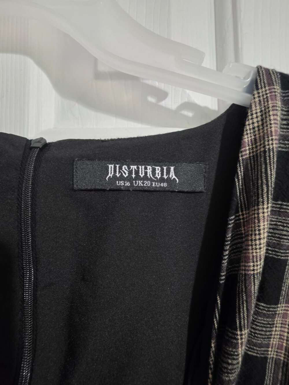 Disturbia Babydoll Plaid Dress - Picture 4 of 5